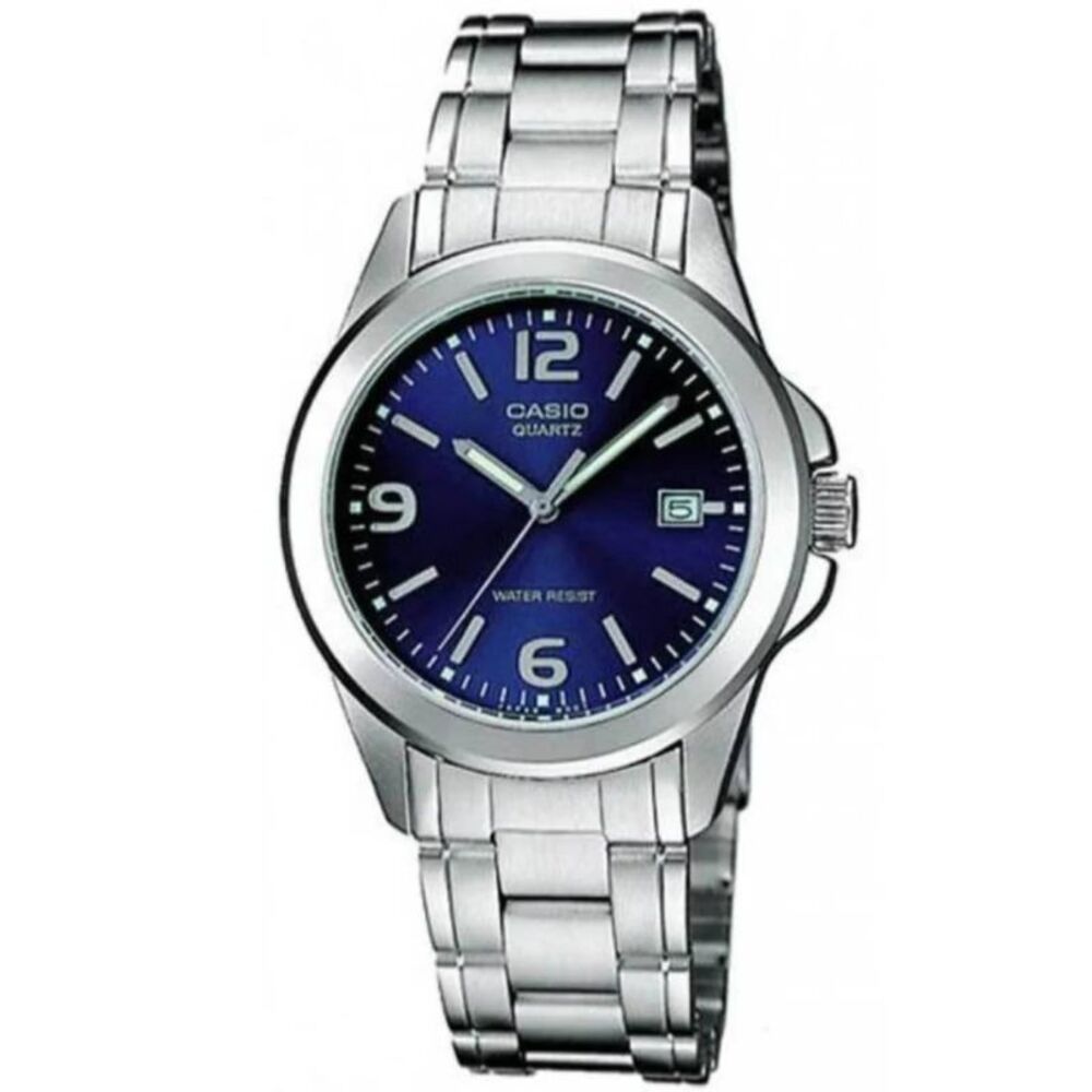 Casio Women’s Blue Dial Stainless Steel Bracelet Watch – Casio LTP‑1215A‑2A